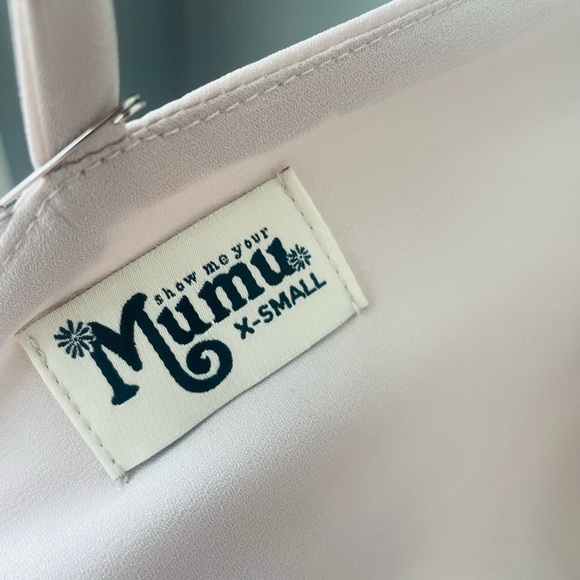 Show Me Your MuMu Pink Spaghetti Strap Gown NWT - Picture 9 of 9